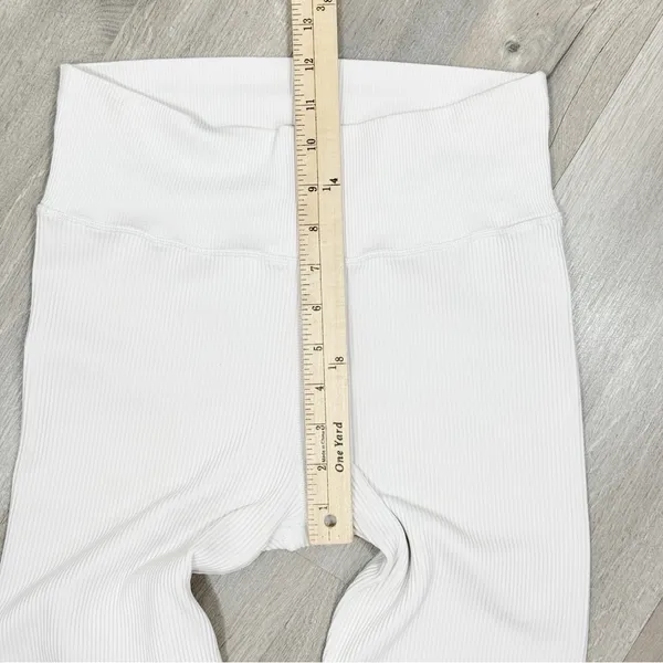Aerie Offline Real Me Xtra High Waist‎ Ribbed Leggings White Small - Image 9