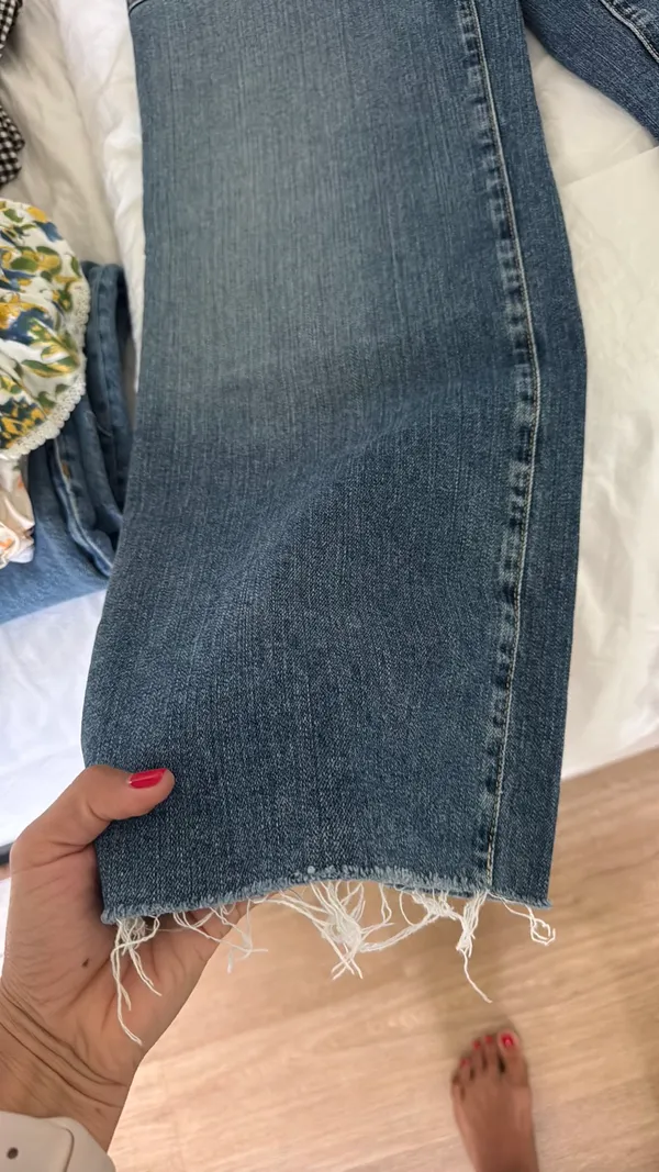 AG Adriano Goldschmied jeans wide leg crop size 25 - Image 9
