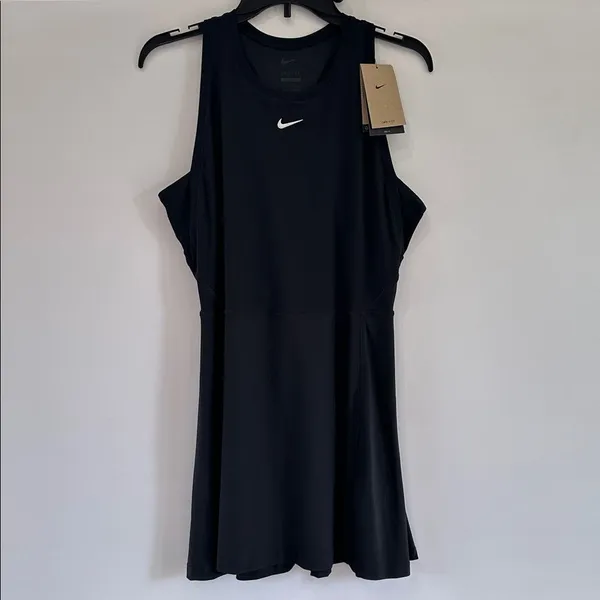 Nike Victory Dri-Fit Tennis Dress NEW Black Large Style FQ1780-010 - Image 3