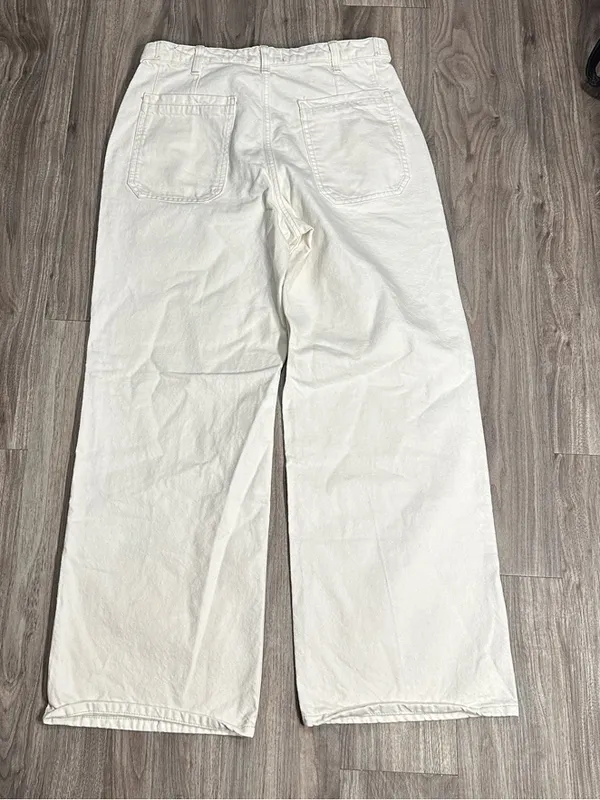 Free People We The Free Palmer Jeans Eggshell – Size 30. - Image 11