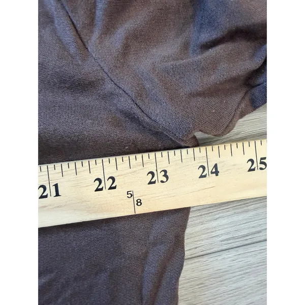 Splits59 Andie Oversized Soft Modal Fleece Sweatshirt Dark Chocolate Cozy Large - Image 7