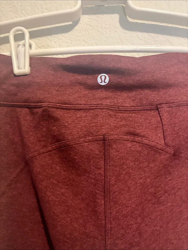 lululemon athletica maroon Flare yoga pants - Image 5