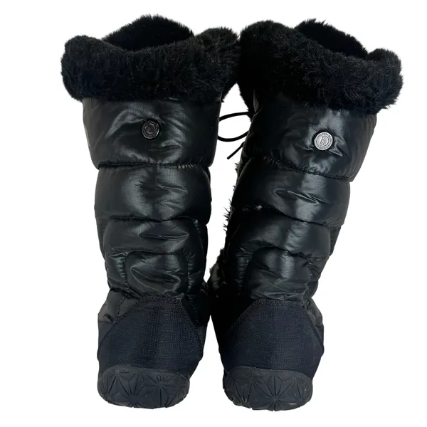The North Face Nuptse Purna II Winter Boots Black Goose Down Faux Fur Womens 9.5 - Image 8