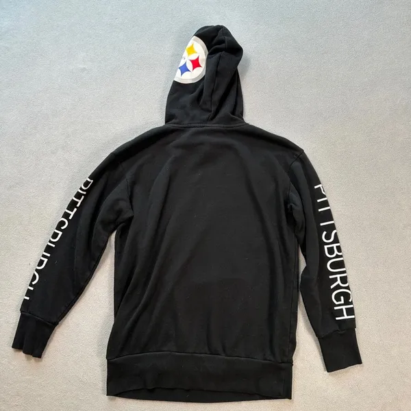 Pittsburgh Steelers Womens Black Graphic Hoodie Size S G-III 4Her NFL Football - Image 2