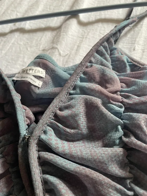 Rouched Mesh Tank Top - Image 5