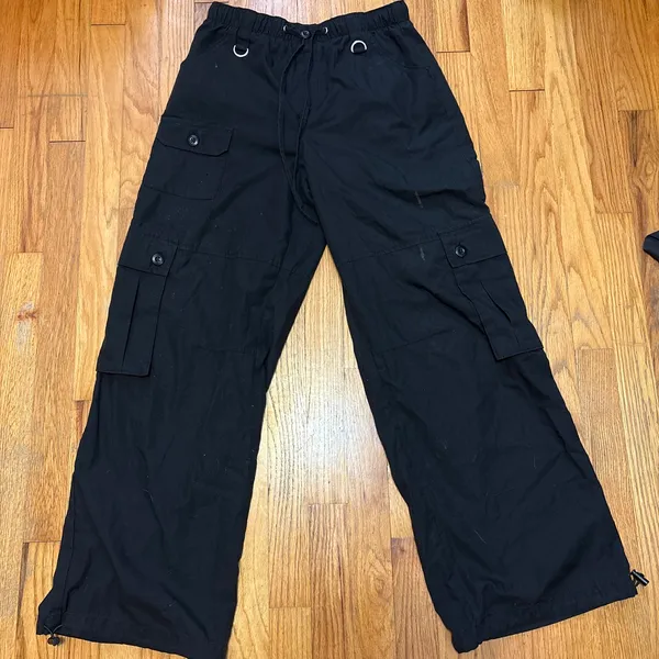 Rue 21 Cargo Pants Black - Image 2