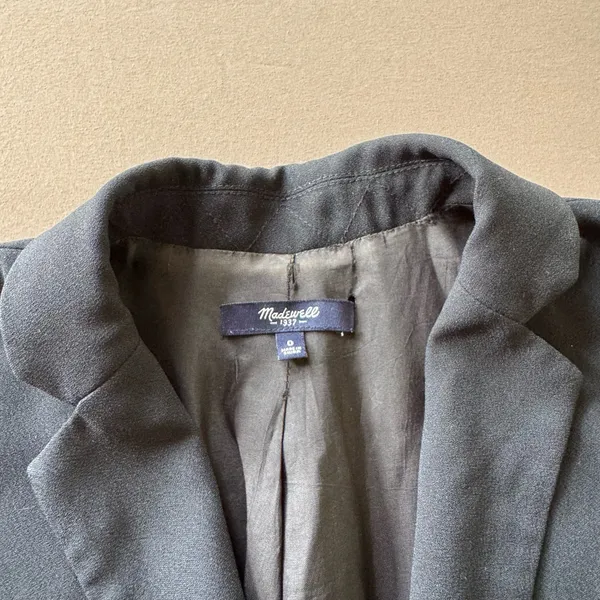Madewell Snap Button 'lycee' Drapey Blazer - Image 10