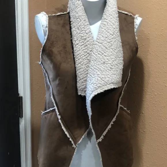 Sanctuary draped Sherpa vest - Image 3