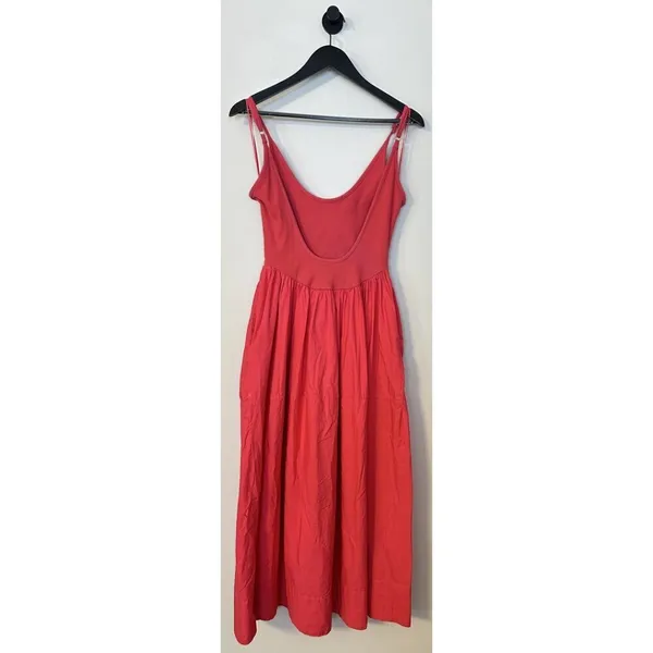 FREE PEOPLE Dylan Midi Dress in Pink Size X-Small - Image 8