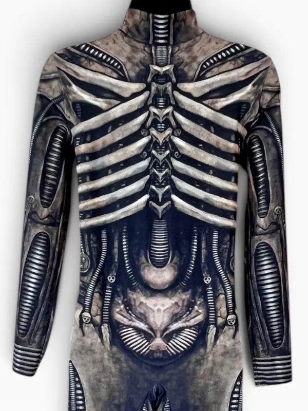 Badinka Xenomorph Bodysuit Costume Sexy Alien Medium - Image 3