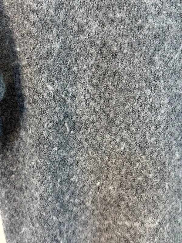 Quince Baby Alpaca Merino Wool Blend Crewneck Sweater Grey Size M - Image 4