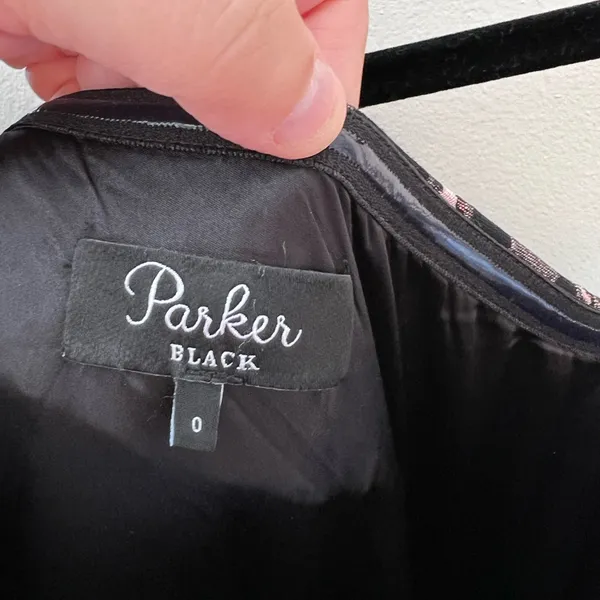 Parker Black Women's Jojo One Shoulder Evening‎ Dress Size 0 - Image 2