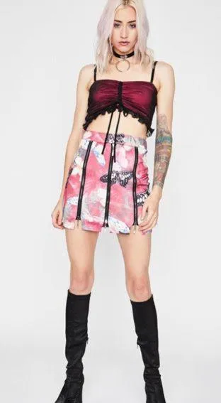 Dolls Kill Butterfly Skirt - Image 4