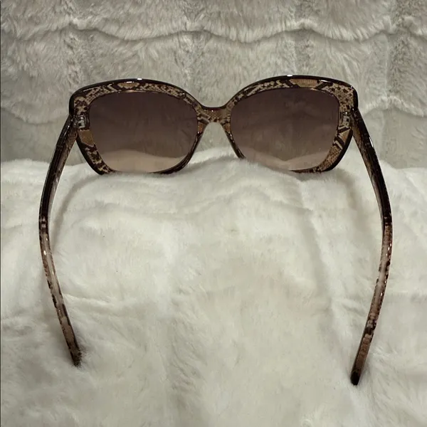 Guess | Brown Snakeskin w/Rhinestones | Cat Eye Sunglasses - Image 5