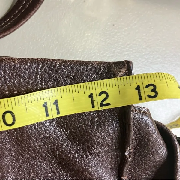 J. Jill brown leather shoulder bag medium‎ size 12.75” x 11” - Image 11