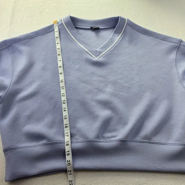 Express Womens Lavender V-Neck Sweatshirt and Cargo Jogger Set Small - Image 14