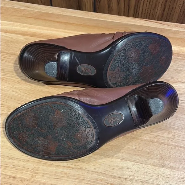 Sofft‎ Women's Brown Leather Slip - Image 5