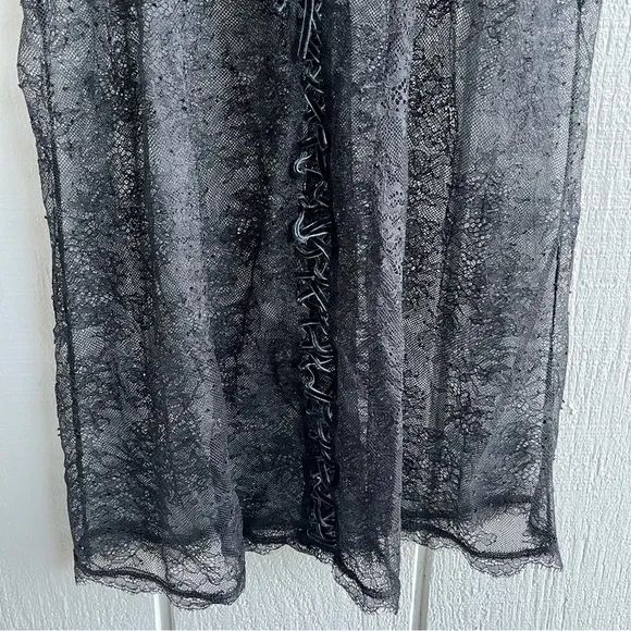 Victoria’s Secret Dream Angels Black Lace‎ Up Back Slip M - Image 8