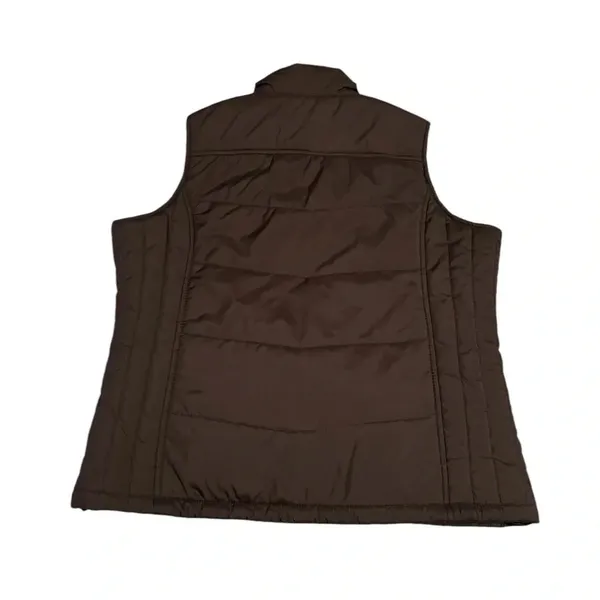 ✨ Port‎ Authority Brown Puffer Vest Women’s XL Farm Bureau Embroidered ✨ - Image 2