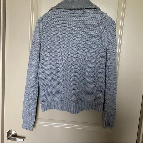 Dor Dor Couture Grey Zip Up‎ Jacket, Size Small - Image 4