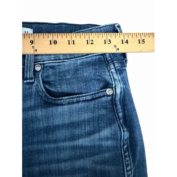 AYR The Riser Skinny Jeans Sz 30x28 High Rise Blue Stretch Denim Women's III12-1 - Image 7