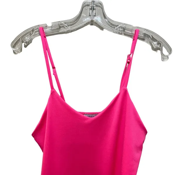 White Birch Cami Sleeveless Bodysuit Hot Pink Women's Size Small Stretch - Image 3