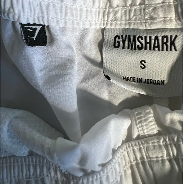 Gymshark White Training Shorts Men’s Small | Lightweight Activewear - Image 5