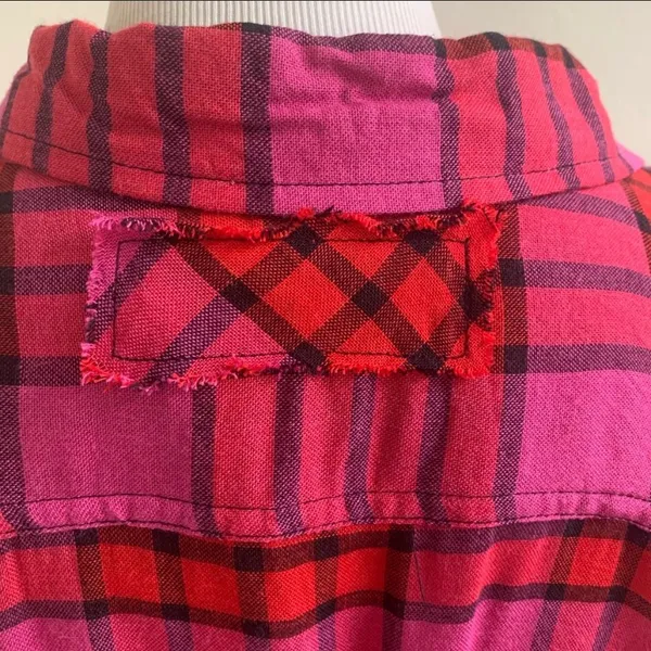 Free People Pacific Dawn Plaid Peplum Size XS - Image 7
