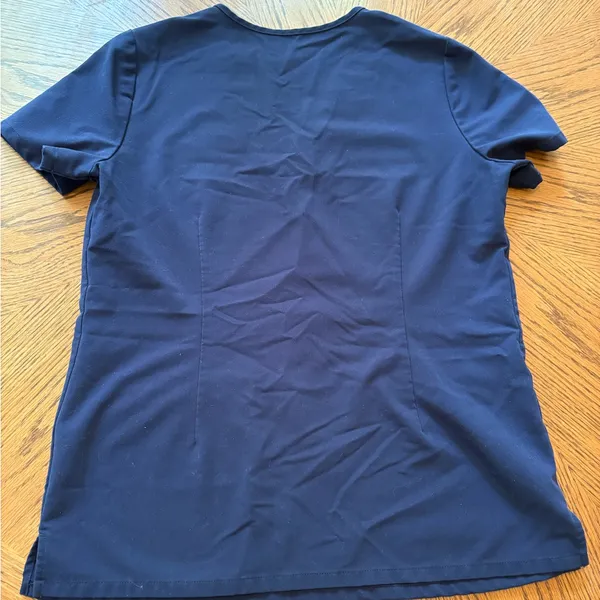 Figs Deep Blue V-Neck Scrub Top - Image 6