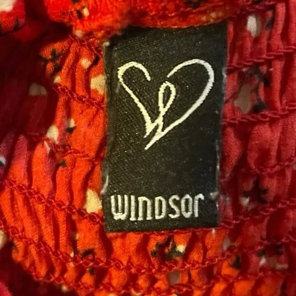 Windsor Off the Shoulder Floral Mini Dress SZ S Flirty Milkmaid Smoked Y2K - Image 4