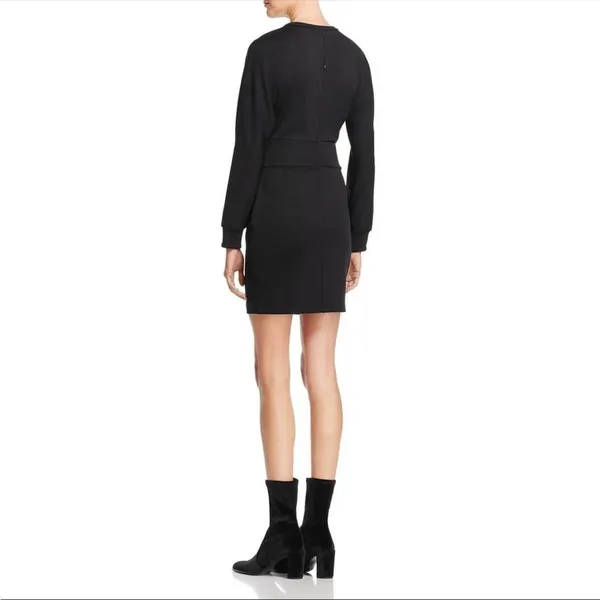 Bardot Womens Mila Black Long Sleeves Mini Corset Clubwear Dress Imperfections - Image 2