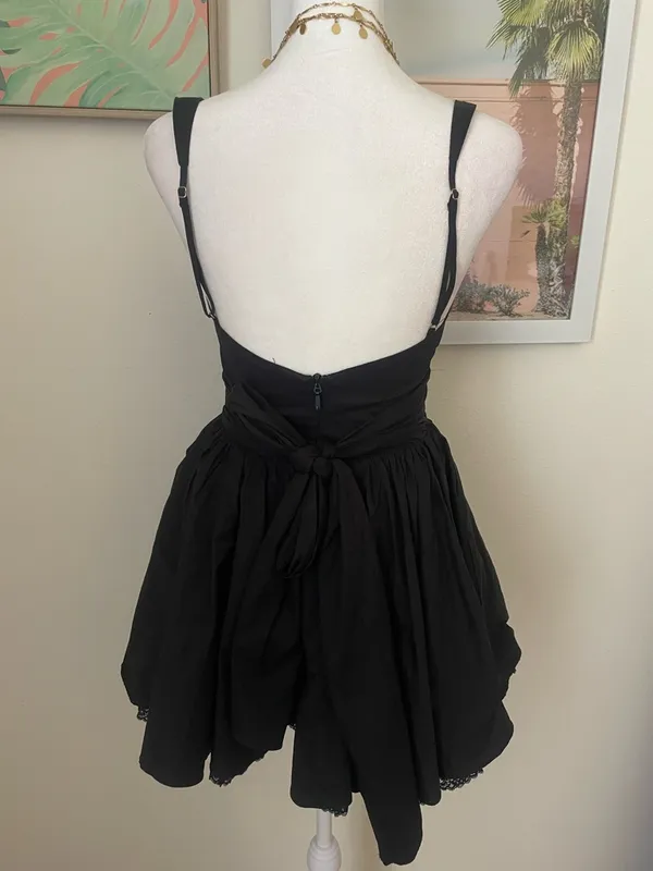 Babyboo Josie Corset Mini Dress in Black Size XS - Image 6