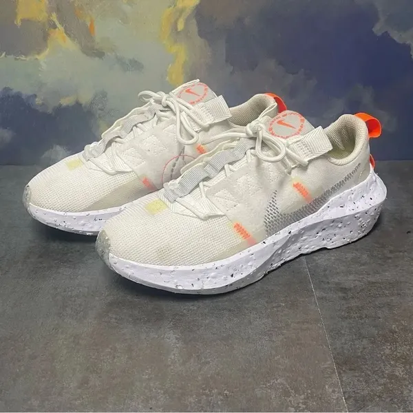 Nike Crater Impact Women's Summit White Grey Fog Sneakers Size 7 - Image 3