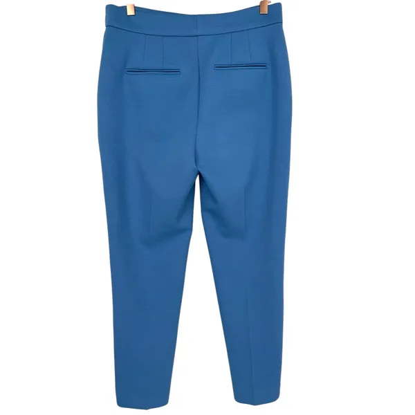 Ann Taylor Womens Blue Pintuck Front Ankle Trousers Pants Size 6 Business Casual - Image 2
