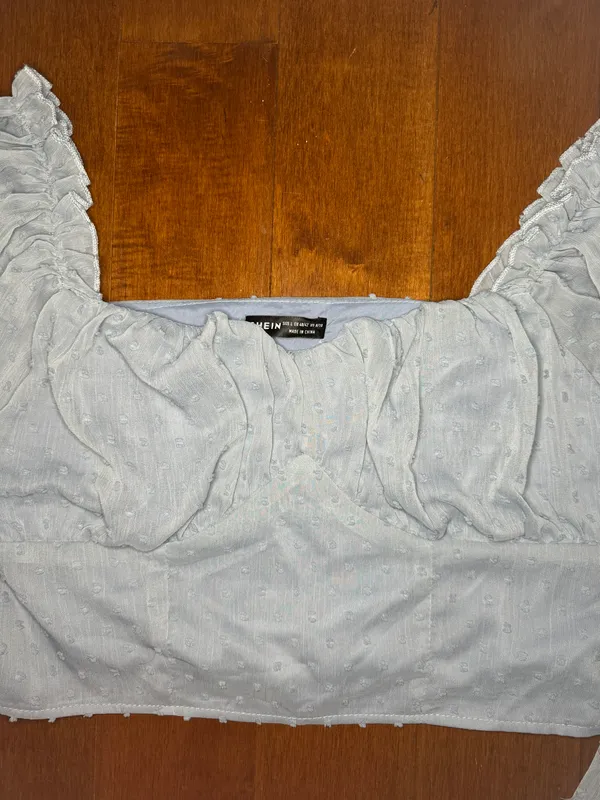 SheIn Long Sleeve Crop Top - Image 2