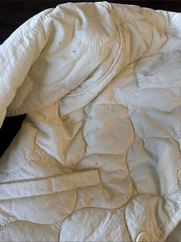 Adanola Cream Quilted Button-Front Puffer Jacket - Image 4