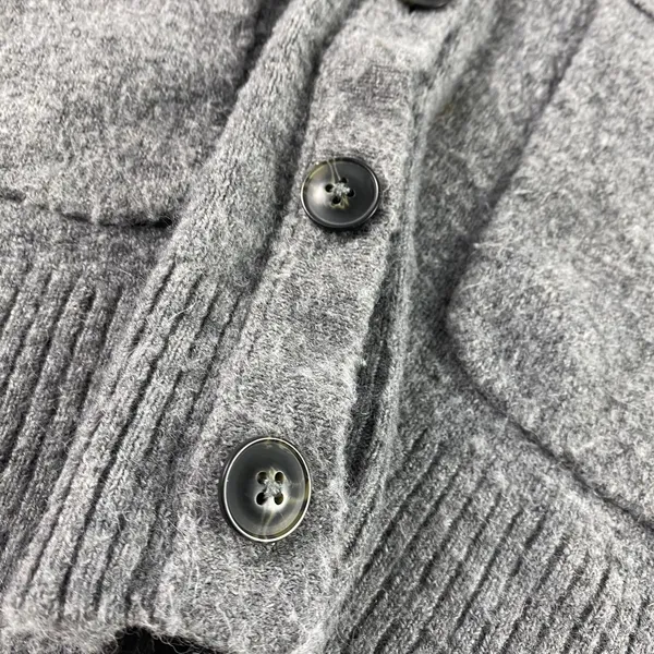 Madewell Sweater Womens Medium Alpaca Merino‎ Wool Blend Cardigan Button Pockets - Image 2