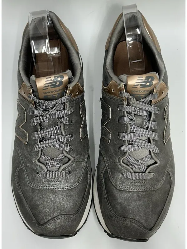 New Balance 574 Sneakers Women’s Size 9.5 Precious Metals Copper Grey metallic - Image 4