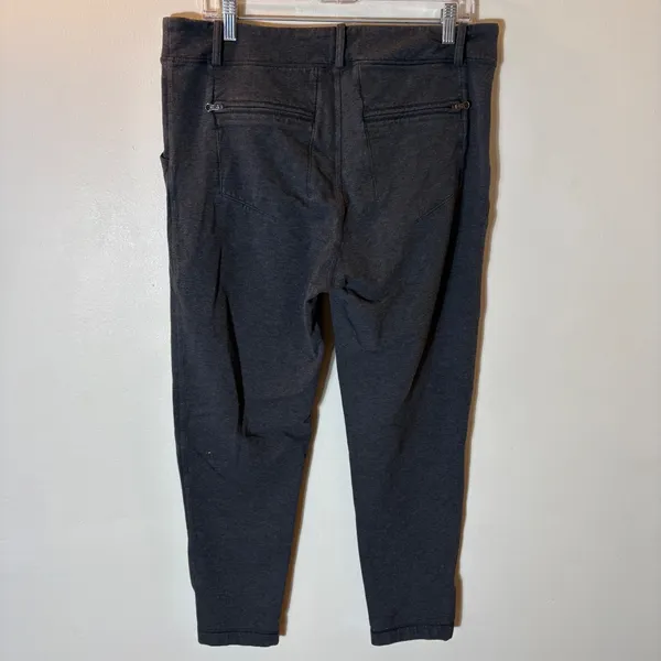 Lululemon Stress Less‎ Pant Size 10 Heathered Dark Gray - Image 4