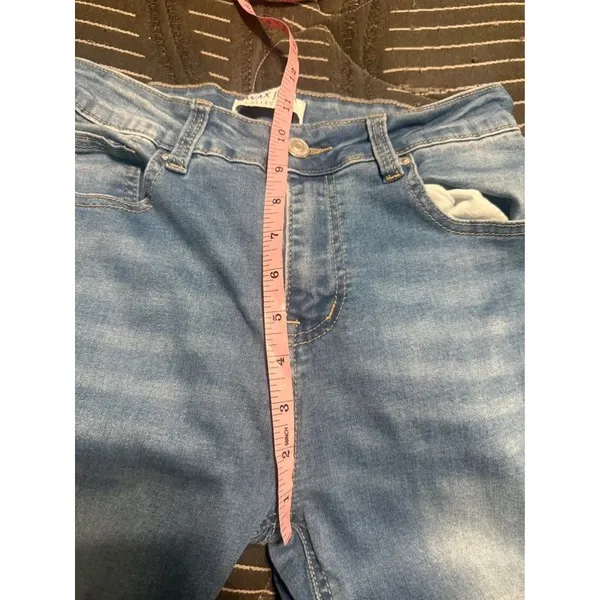 Women’s Wax Jean collection light blue high rise flare jeans size 7/28 - Image 7