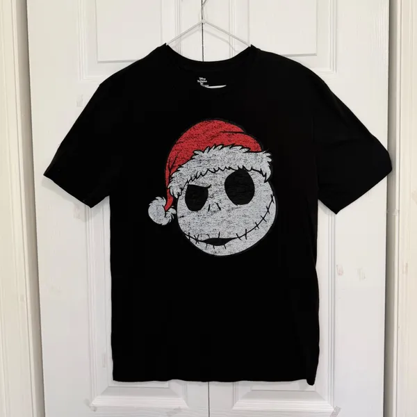 Disney Tim Burtons The Nightmare Before Christmas Mens Short Sleeve T Shirt Medium - Image 2