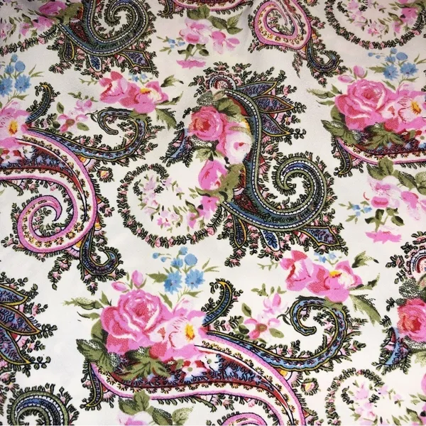 Vintage Victoria Secret Gold Label Paisley Slip Nightie Size L - Image 7