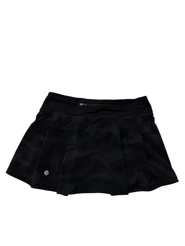 Lululemon Black Camo Pace Rival Skirt - Image 2