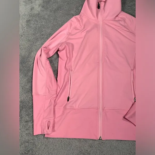 Peter millar element wicking 50+ upf Pink Full-Zip Women's sweatshirt small - Image 2
