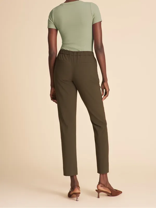 MM Lafleur Colby Travel Pant OrigamiTech Olive Green Trousers Size 4 - Image 3