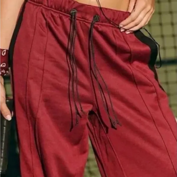 Free People Movement Fineline Wide Leg Relaxed Track Pant. Size Small - Image 2