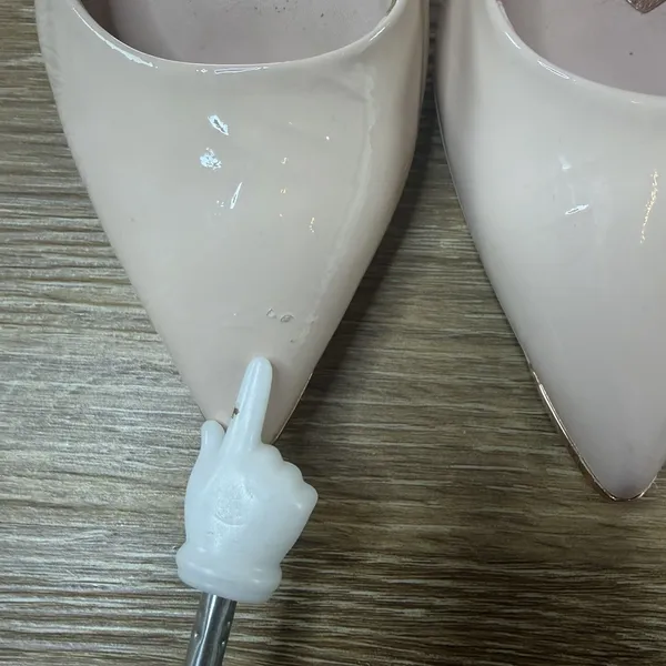 Ted Baker Kaawin Pumps Women 9.5 EU 40 Nude Patent Leather Stiletto Heels - Image 4