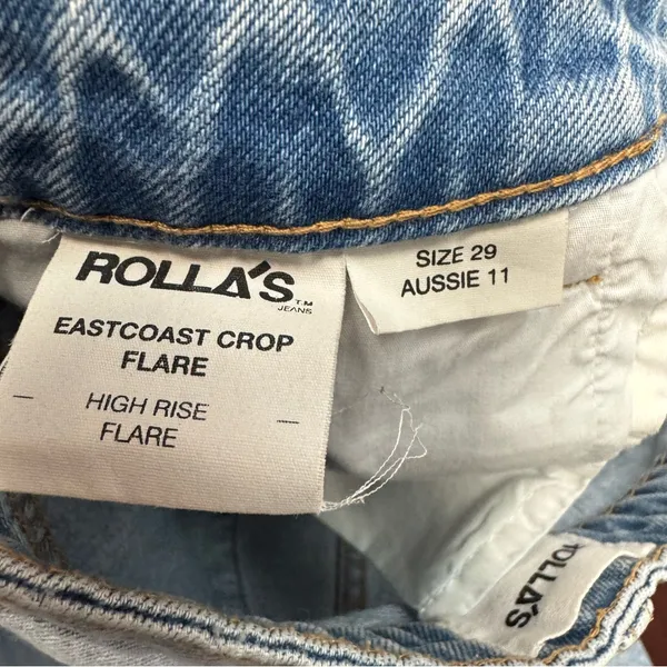 Rolla’s Eastcoast‎ Crop High Rise Kick Flare Jeans Size 29 - Image 6