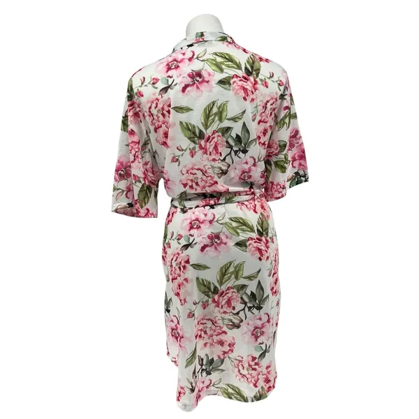 Show Me Your Mumu Brie Floral Wrap Robe Kimono Bridal Getting Ready Lounge OS - Image 4
