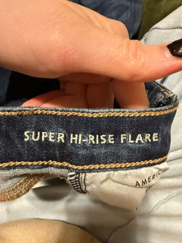American Eagle Outfitters high rise flare jeans - Image 2